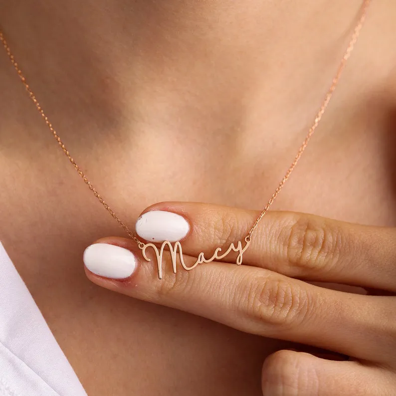 Personalized Signature Necklace