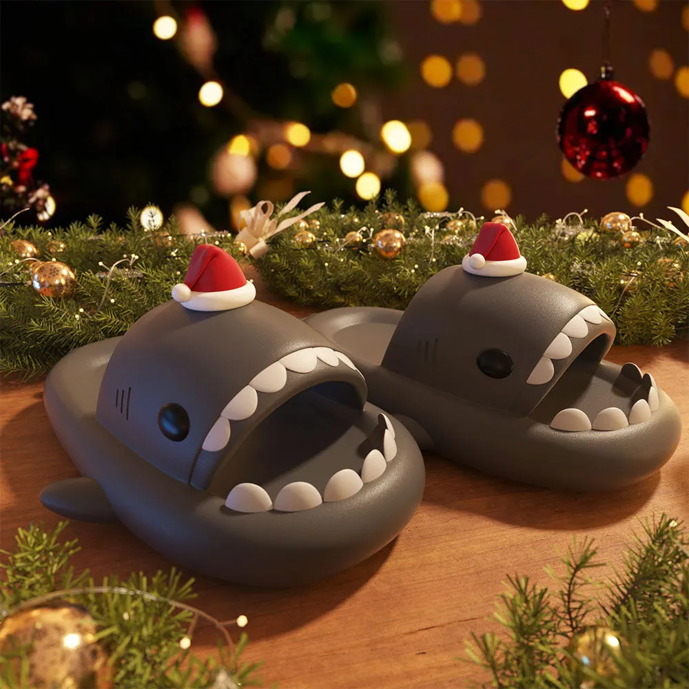 Sharkicks Basic - Santa Shark Slides