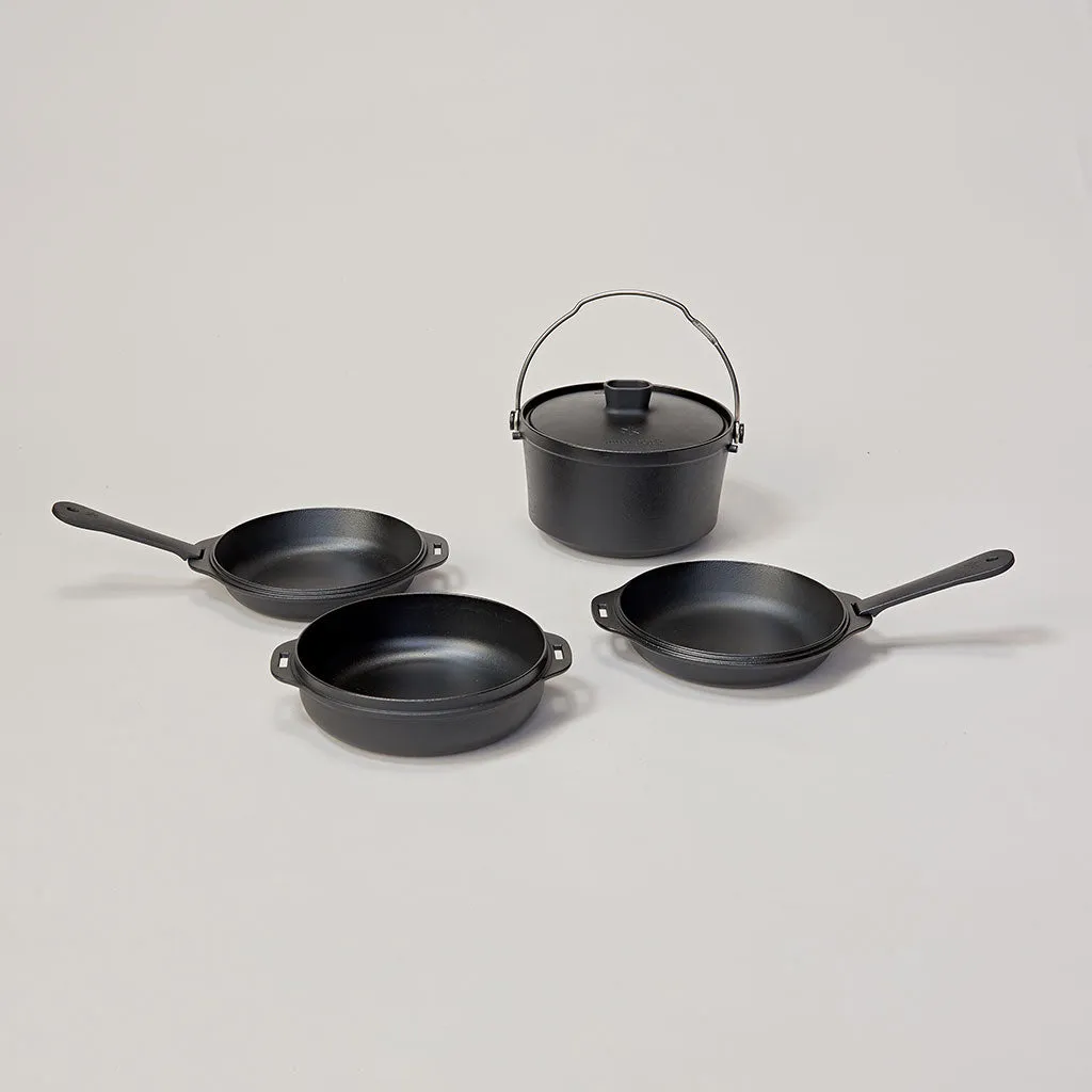 SNOW PEAK COMBO DUTCH DUO - CAST IRON