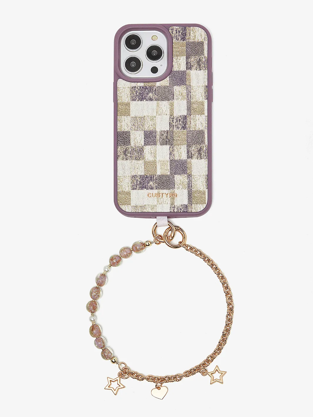 Stunning Phone Case Wrist Strap with Double Ring