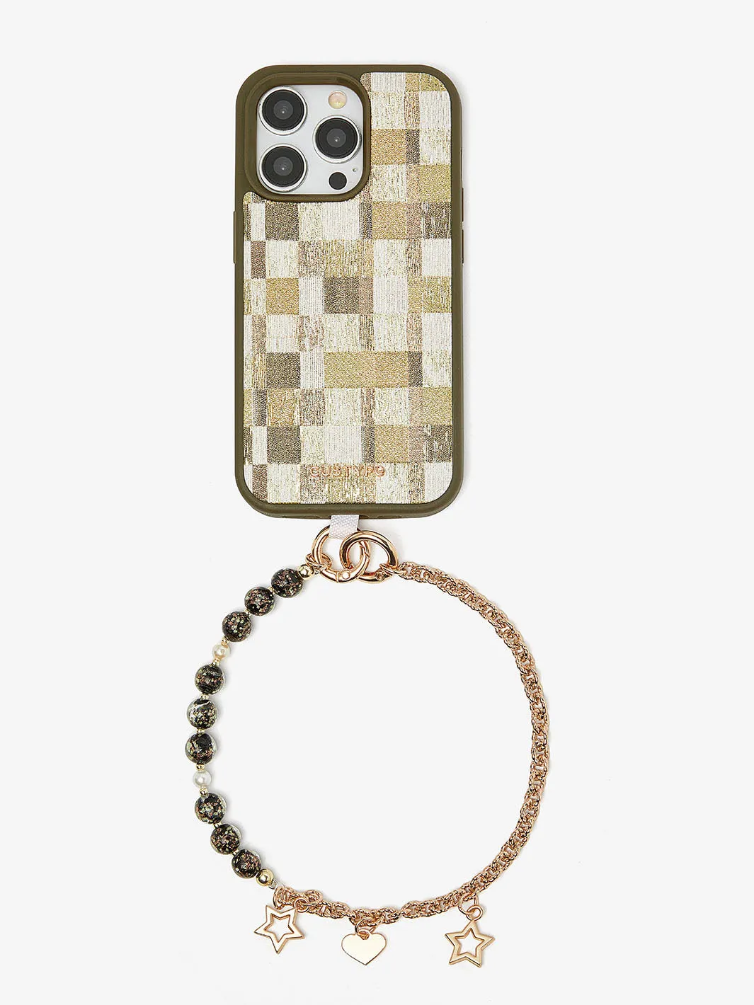 Stunning Phone Case Wrist Strap with Double Ring