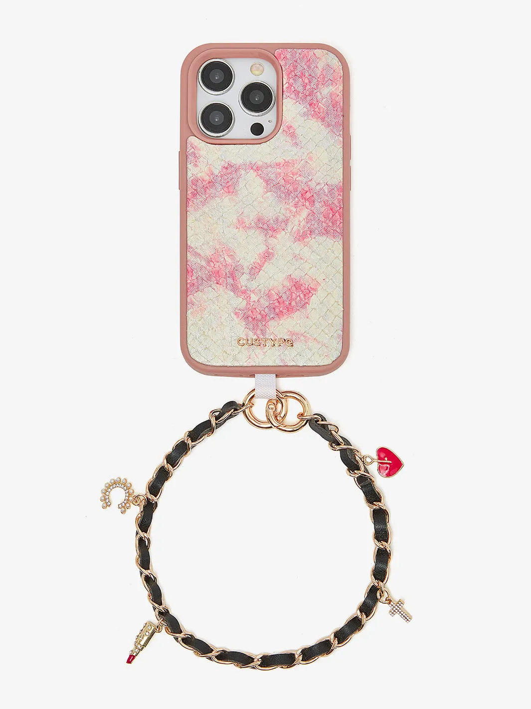 Stunning Phone Case Wrist Strap with Double Ring