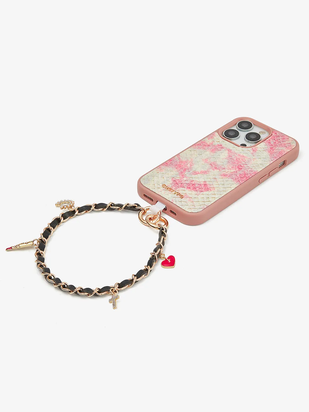 Stunning Phone Case Wrist Strap with Double Ring