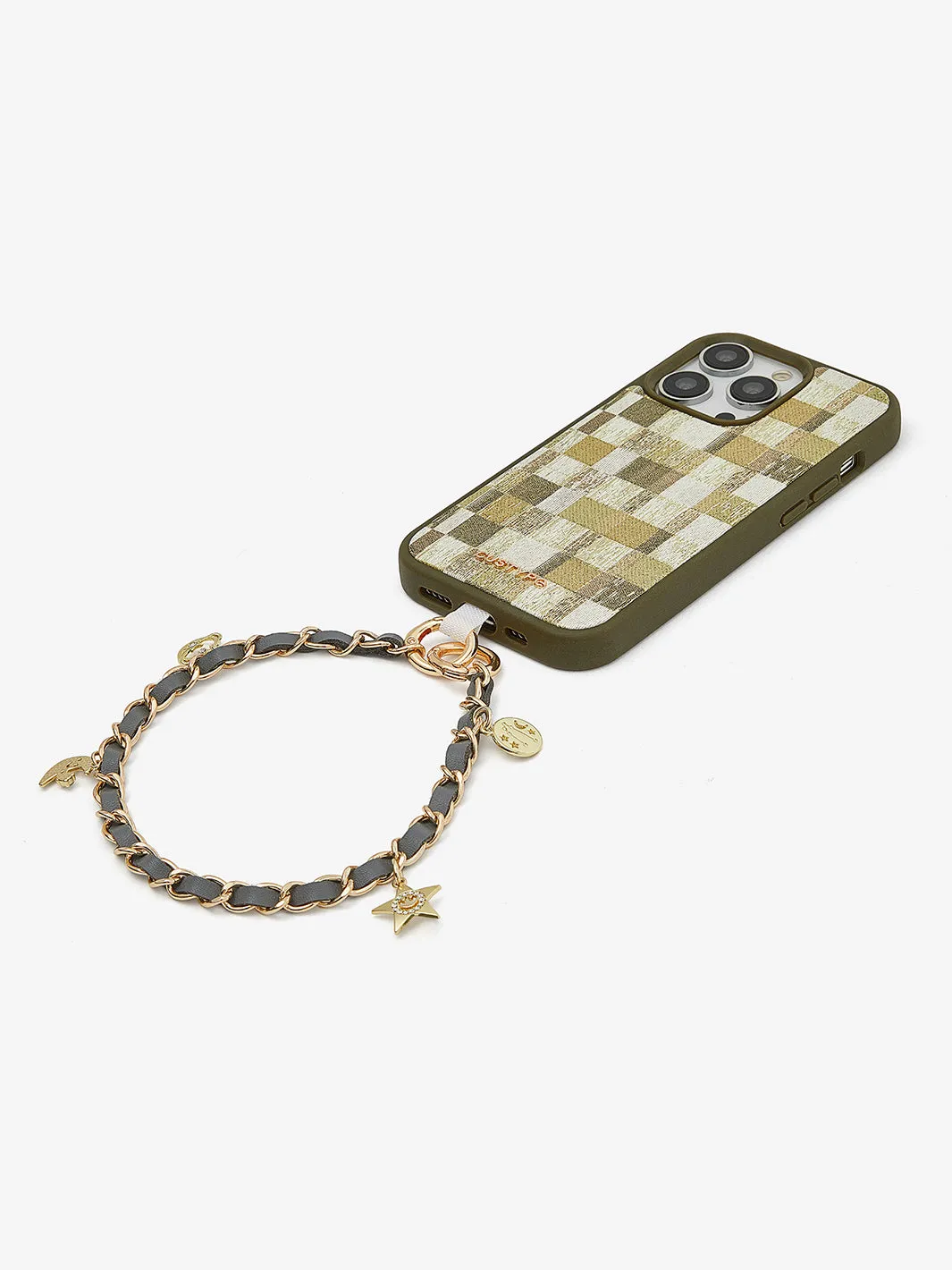 Stunning Phone Case Wrist Strap with Double Ring