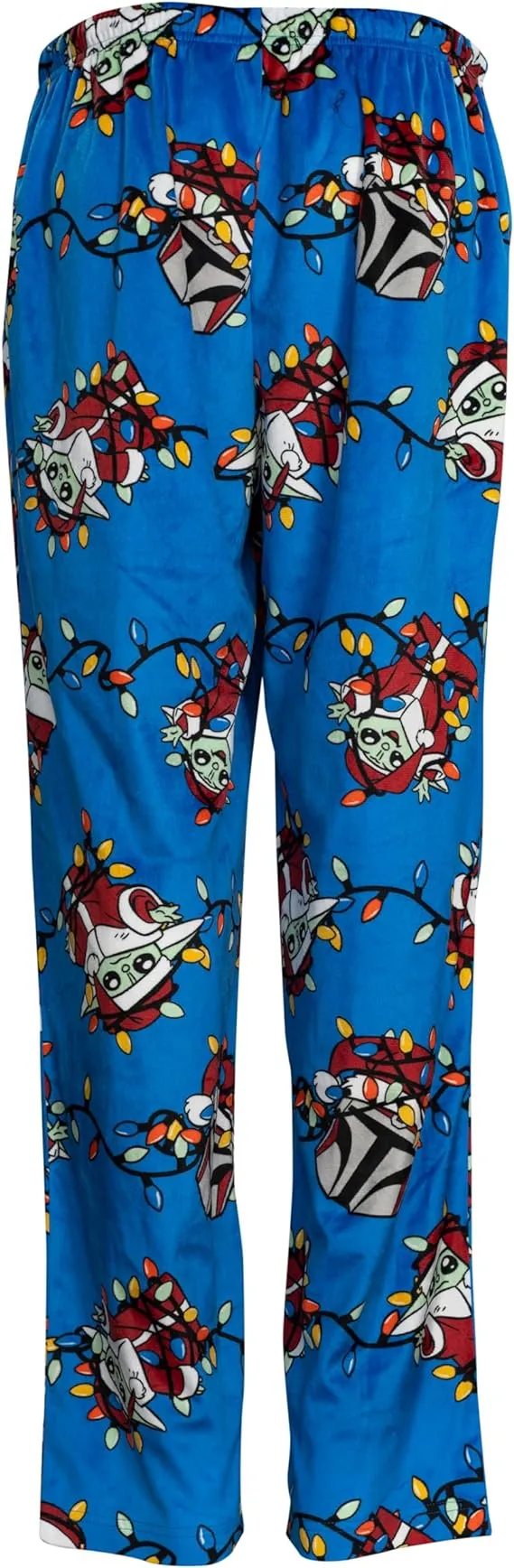 Tangled Christmas Lights Blue Lounge Pants