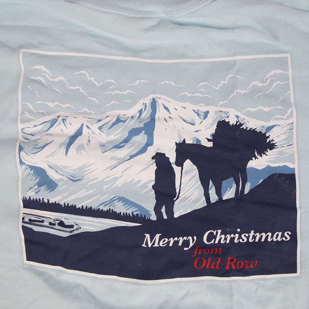 The Christmas Cowboy Long Sleeve Pocket Tee