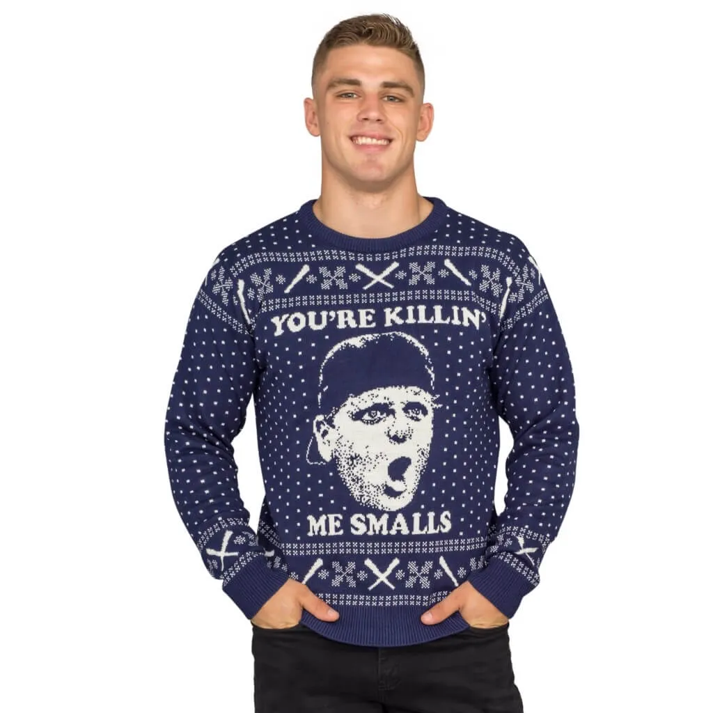 The Sandlot You're Killing Me Smalls Navy Ugly Christmas Sweater