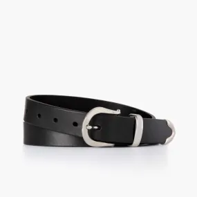 Women's Western Leather Belt | Black