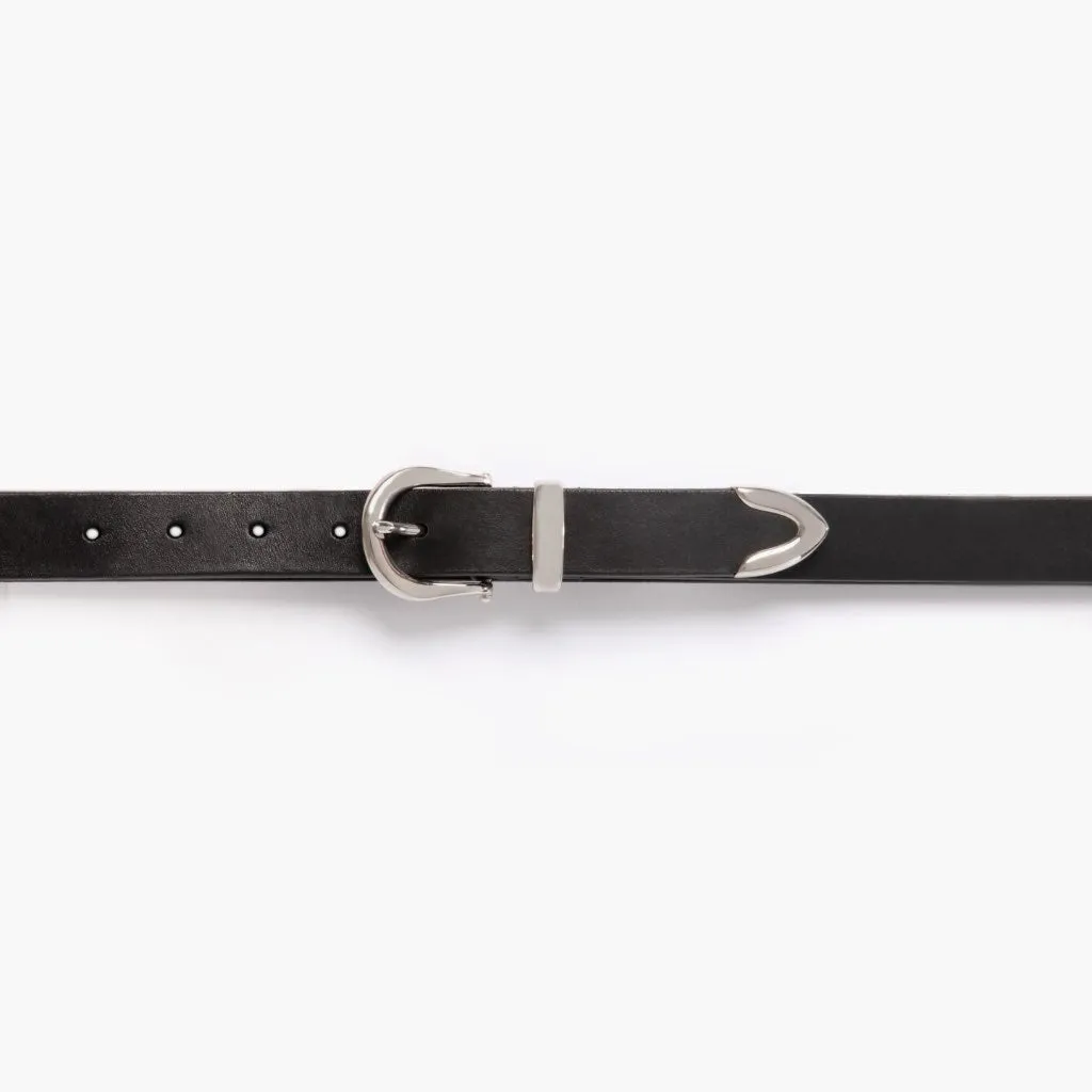 Women's Western Leather Belt | Black